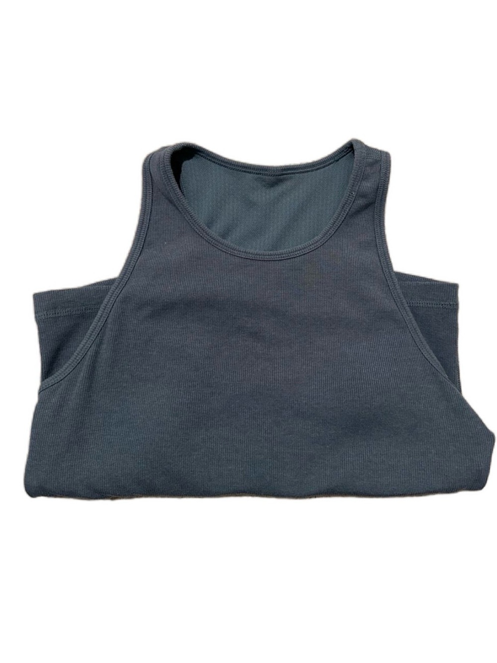 Vuori Pose Plyo Tank Cropped Bra Top Blue / Gray Size XS - Picture 2 of 3
